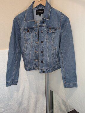 Banana Republic Denim Jacket Size S Women Classic Blue Jean Jacket